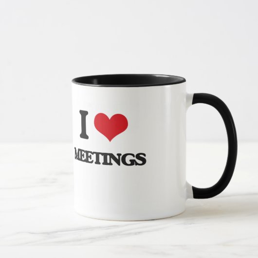 I Liebe-Sitzungen Tasse (Rechts)