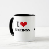 I Liebe-Sitzungen Tasse (Vorderseite Links)