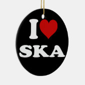 I Liebe Ska Keramikornament (Rechts)