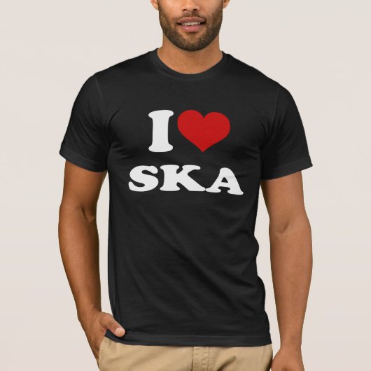 I Liebe Ska T-Shirt (Vorderseite)