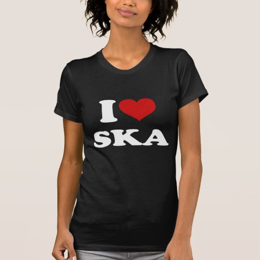 I Liebe Ska T-Shirt (Vorderseite)