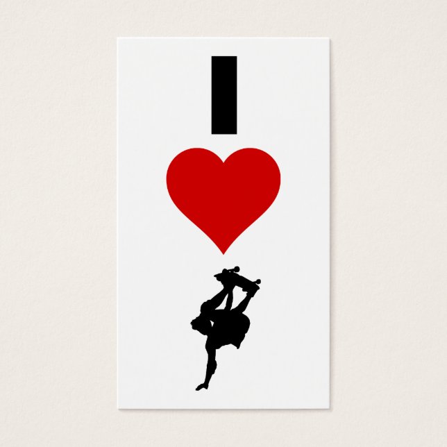 I Liebe Skateboarding (Vertikal) (Vorderseite)