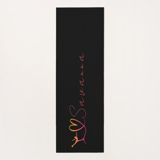 "I Liebe Skaten" Abbildung Skaten individuelle Nam Yogamatte (Rückseite)