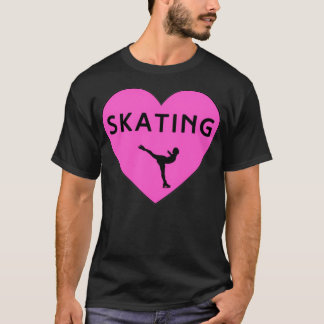 I Liebe Skaten-Geschenk für Abbildung SkatersCoach T-Shirt