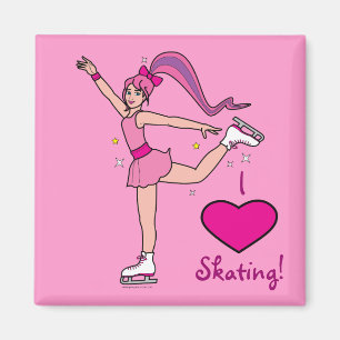I Liebe-Skaten-Magnet Magnet
