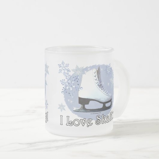 I Liebe-Skaten Mattglastasse (VorderseiteRechts)