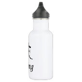 I Liebe Skifahren Edelstahlflasche (Rechts)