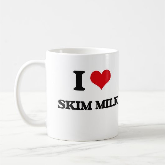 I Liebe Skim Milk Kaffeetasse (Links)