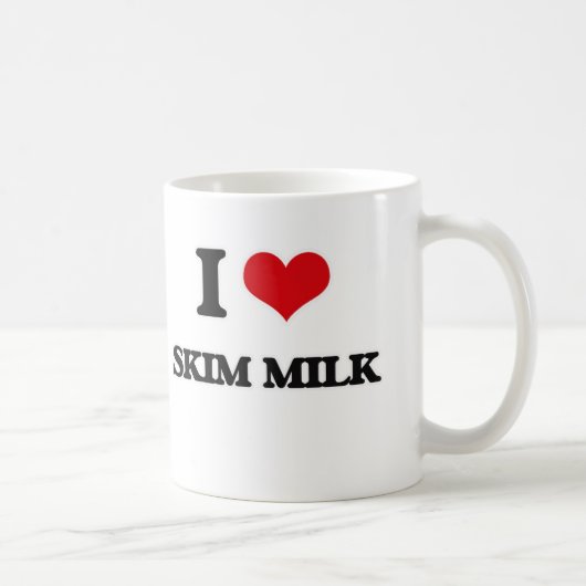 I Liebe Skim Milk Kaffeetasse (Rechts)
