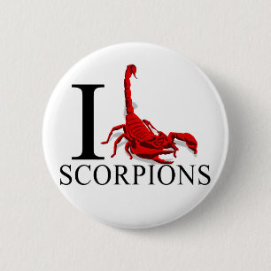 I Liebe-Skorpions-Knöpfe Button