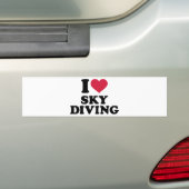 I Liebe Skydiving Autoaufkleber (Auf Auto)