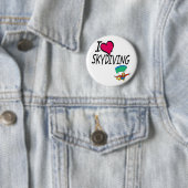 I Liebe Skydiving Button (Beispiel)