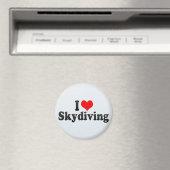 I Liebe Skydiving Magnet (In Situ (Geschirrspüler))