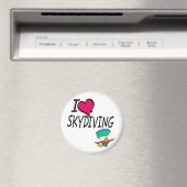 I Liebe Skydiving Magnet (In Situ (Geschirrspüler))