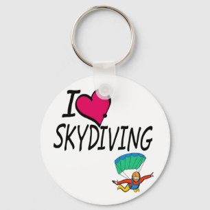 I Liebe Skydiving Schlüsselanhänger