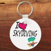 I Liebe Skydiving Schlüsselanhänger (Vorderseite)