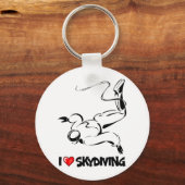I Liebe Skydiving Schlüsselanhänger (Vorderseite)