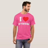 I Liebe Skydiving T-Shirt (Vorne ganz)