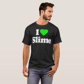 I Liebe Slime Heart Souvenir Funny  T-Shirt (Vorne ganz)