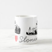 I Liebe Slonim Belarus Architecture Church Kaffeetasse (Mittel)