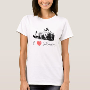I Liebe Slonim Belarus Architecture Church T-Shirt