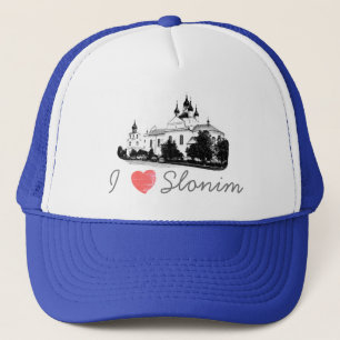 I Liebe Slonim Belarus Architecture Church Truckerkappe