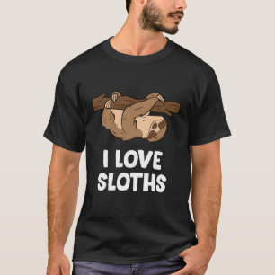 I Liebe Sloths Sloth Baby Spirit Animal ist ein Fa T-Shirt