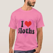 I Liebe Sloths T-Shirt (Vorderseite)