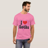I Liebe Sloths T-Shirt (Vorne ganz)