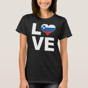 I Liebe Slovenija Herzerkrankung Slowenien T-Shirt