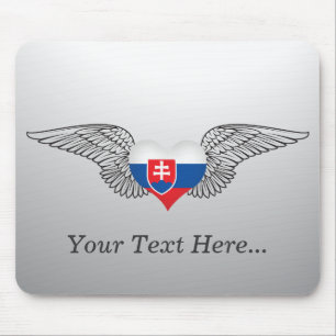 I Liebe Slowakei - Flügel Mousepad