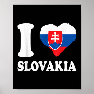 I Liebe Slowakei Slowakischer Priester Slowakische Poster
