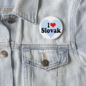 I Liebe slowakisch Button (Beispiel)