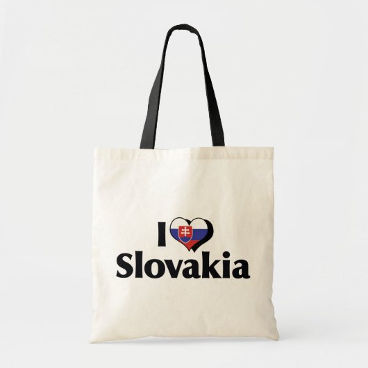 I Liebe slowakische Flagge Tragetasche (Vorne)