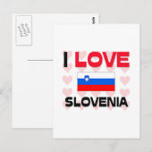 I Liebe Slowenien Postkarte (Vorne/Hinten)