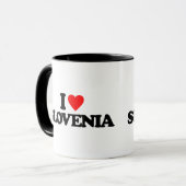 I LIEBE SLOWENIEN TASSE (Vorderseite Links)
