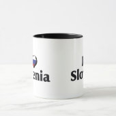 I Liebe Slowenische Flagge Tasse (Zentrum)