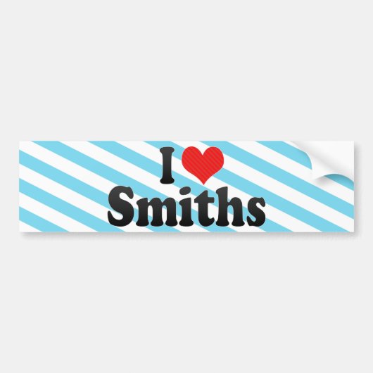 I Liebe-Smithe Autoaufkleber (Vorne)