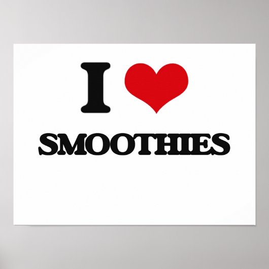 I Liebe Smoothies Poster (Vorne)