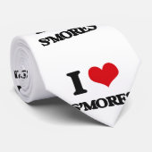 I Liebe S'Mores Krawatte (Gerollt)