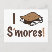I Liebe S'mores Postkarte (Vorderseite)