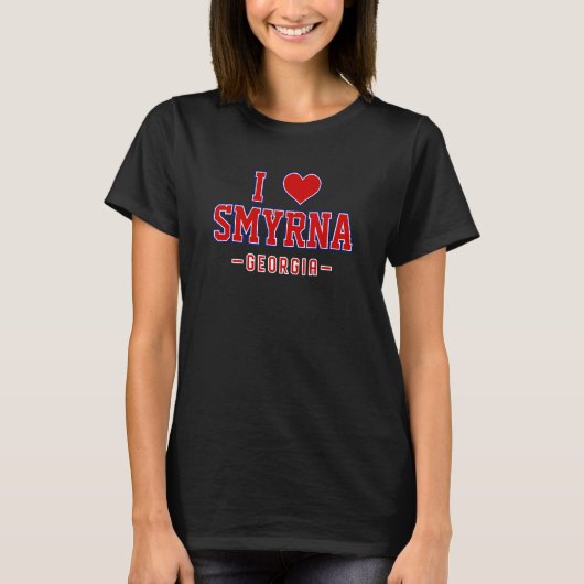 I Liebe Smyrna Georgia T-Shirt (Vorderseite)