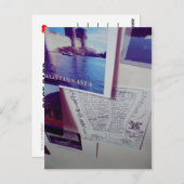 I Liebe Snailmail - Grüße aus der Welt Postkarte (Vorne/Hinten)