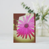 I Liebe Snailmail - Sonnenblume Postkarte (Stehend Vorderseite)