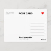 I Liebe Snailmail - Sonnenblume Postkarte (Rückseite)