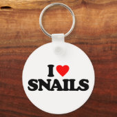 I LIEBE SNAILS SCHLÜSSELANHÄNGER (Vorderseite)