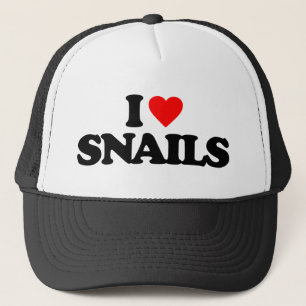 I LIEBE SNAILS TRUCKERKAPPE