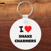 I Liebe Snake Charmers Schlüsselanhänger (Vorderseite)