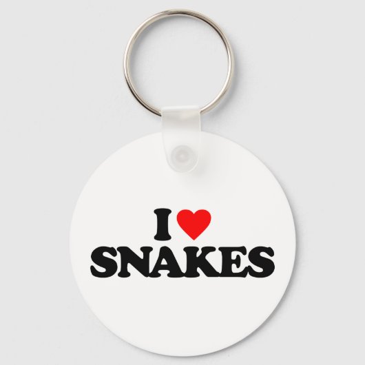 I LIEBE SNAKES SCHLÜSSELANHÄNGER (Vorderseite)