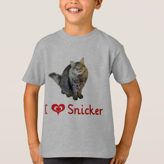 I Liebe Snicker Sweet Shirt (Vorderseite)